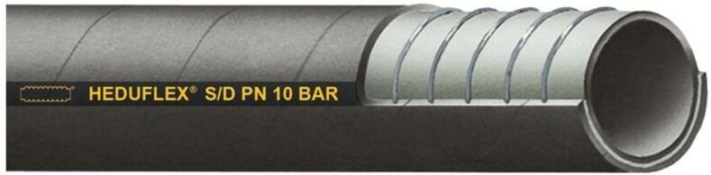 Saug- und Druckschlauch HEDUFLEX® Länge 40 m Innen-Ø 40 mm Außen-Ø 52,0 mm