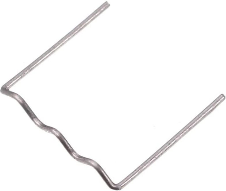 Tlily - 100 Stück Heißklammern, Auto-Kunststoff-Reparaturmaschine, Schweißwellen-Hefter für Auto-Stoßstangenzubehör, 0,6...