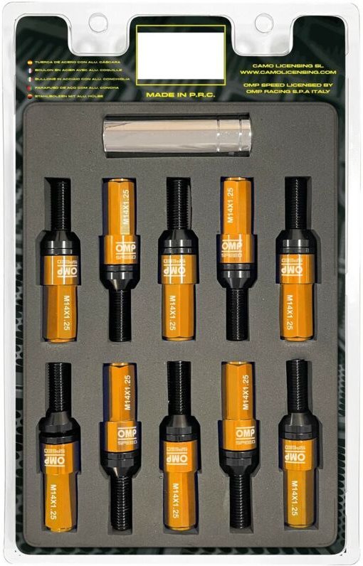 Schraubensatz OMP OMPS09971410 28 mm Orange M14 x 1,25