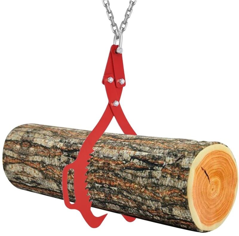 21' 1500LBS Forstzange für Baumstämme Verladezange für Holz Holzzange Baumstämme Größ Schleppzange Rückezange Stahl Hebe...