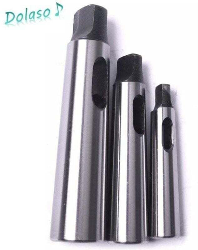 Satz von 3 Morse-Kegelbohrhülsen, Reduzieradapter für Fräsdrehmaschinen (MT1 auf MT2, MT3 auf MT2, MT3 auf MT4),