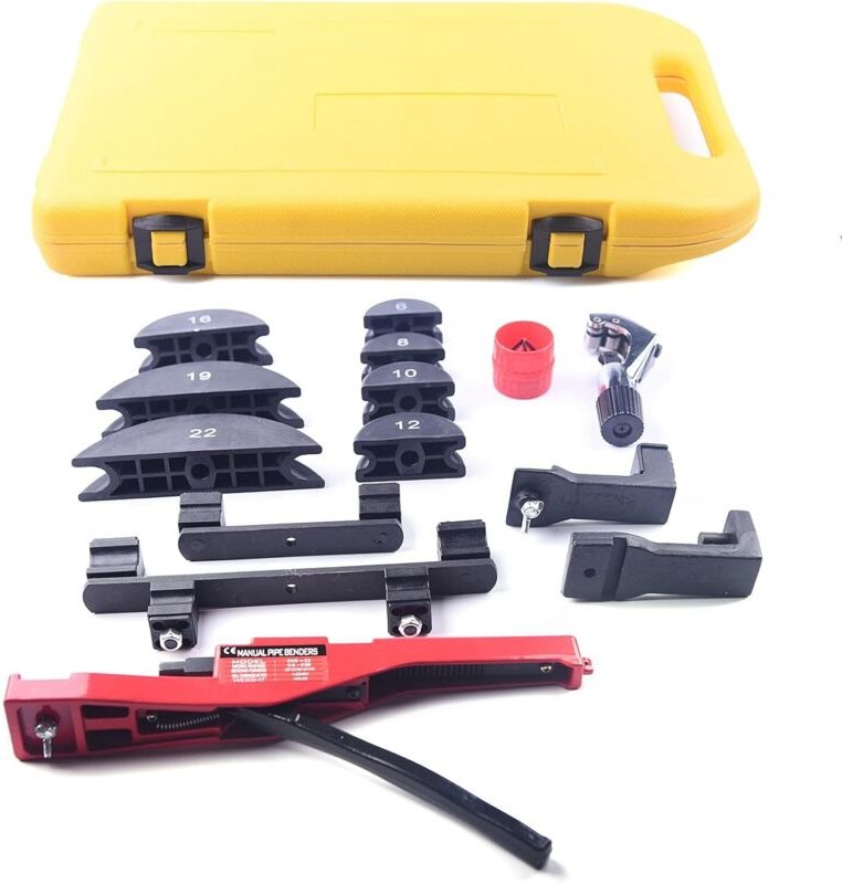 6-22MM Manuelle Rohrbiegemaschine Rohrbiegegerät Rohrbieger Biegemaschine hydraulisch Set Hand-Rohrbieger Geeignet für K...