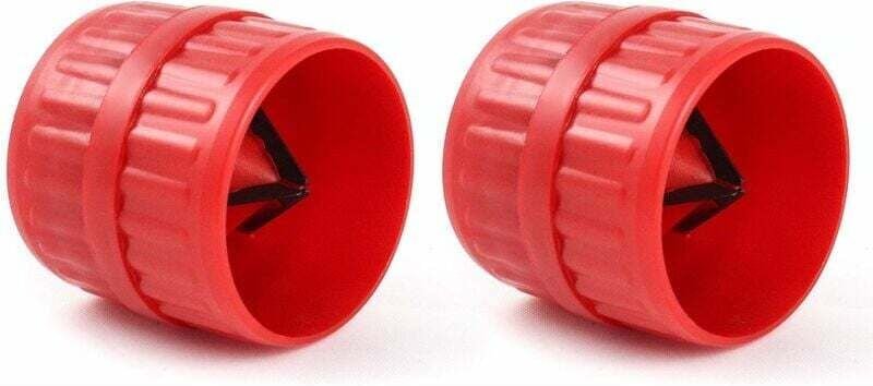 BR-Vie 2-teiliges Rohrentgratungswerkzeug, Innen- und Außenreibahle, für Kupfer-, Aluminium-, Messing- und PVC-Rohre, Du...