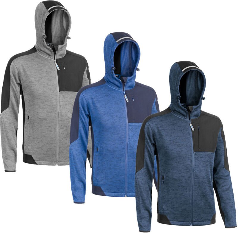 Sottozero Dakota 31400 Arbeits-Sweatshirt mit Kapuze - M - Grigio