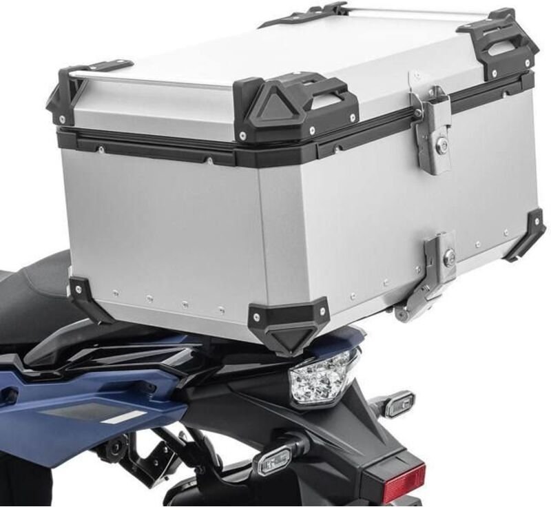 Topcase Aluminium Moto Bagtecs XB65 - 65 Liter - Wasserdicht - Robust - Befestigung durch Ösen