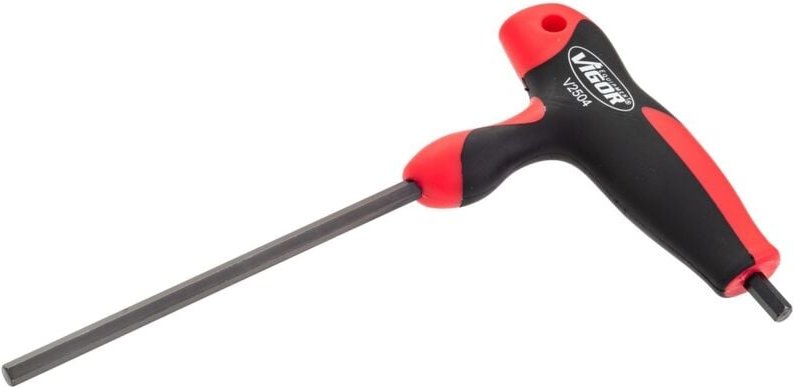 Thumbnail - VIGOR Sechskant T-Griff Schraubendreher V2504 Innen-Sechskant Profil 6 Ges