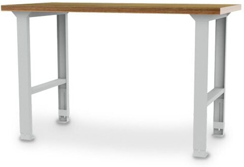 Reihenwerkbank Breite 2000 mm, stufenlos höhenverstellbar Maße in mm (BxT): 2000 x 750