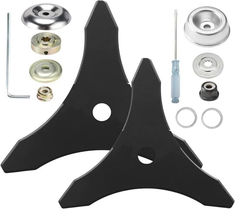 Trimmerklinge, Scherkopf, 2er-Packung mit 3 Zahnbürstenklingen für Husqvarna Stihl