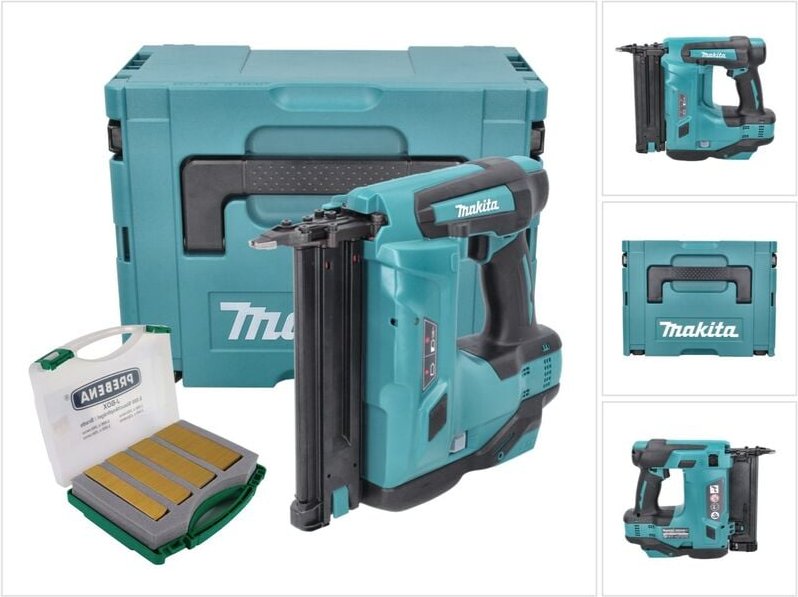 Dbn 500 zj Akku Stauchkopfnagler 18 v 15-50 mm + Makpac + Stauchkopfnägel J-Box 8000 Stück - ohne Akku, ohne Ladegerät -...