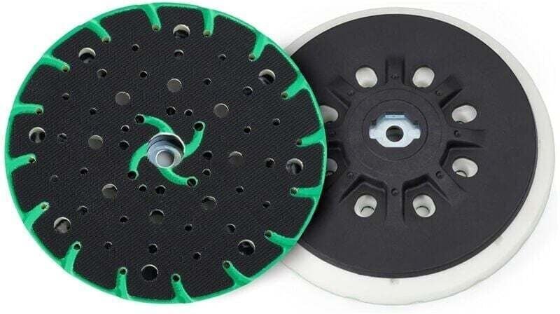 150-mm-Schleifscheibe mit Staubabsaugung – M8-Anschlussgewinde – Ersatz für Festool-Schleifscheiben, kompatibel mit 150-...