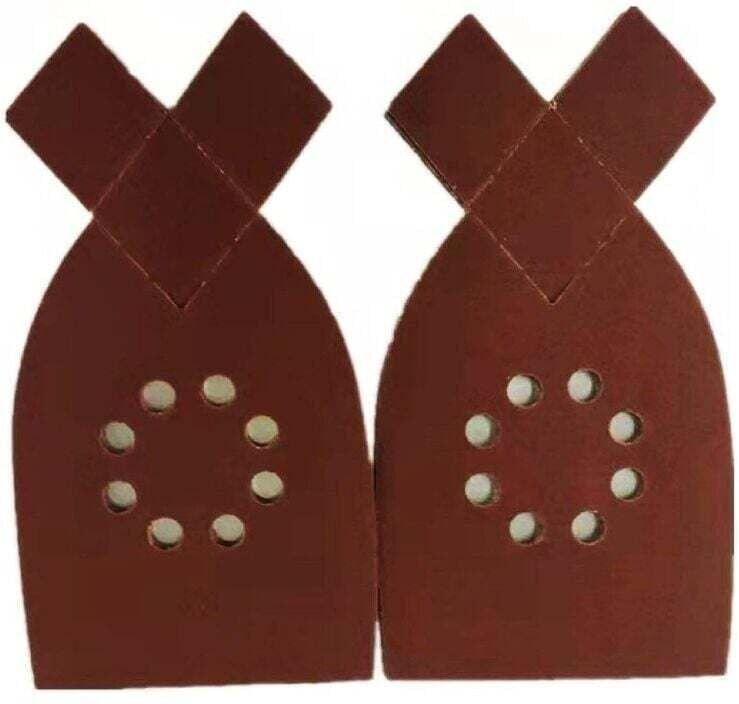 Packung mit 50 Blatt Schleifpapier für Black & Decker KA220G KA230 Mausschleifer, Körnung 40, 60, 80, 100, 120