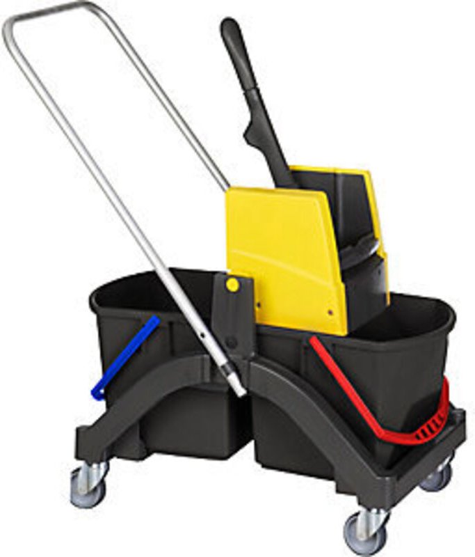 Vermop 546756 Nasswischwagen AQUVA mit Deichsel 2 x