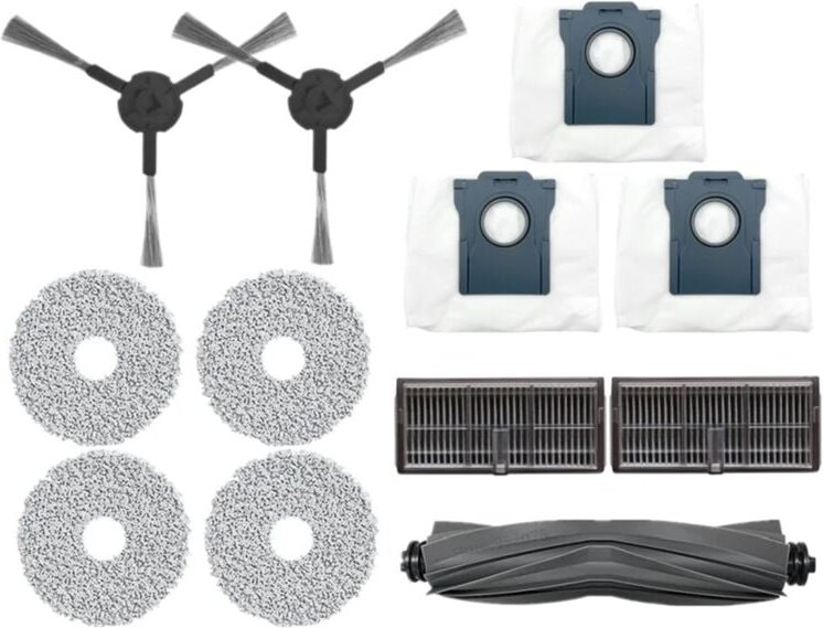Ersatzteil-Set für Bot L10s Pro Ultra Heat Roboter-Staubsauger, Hauptseitenbürste, Filter, Wischlappen
