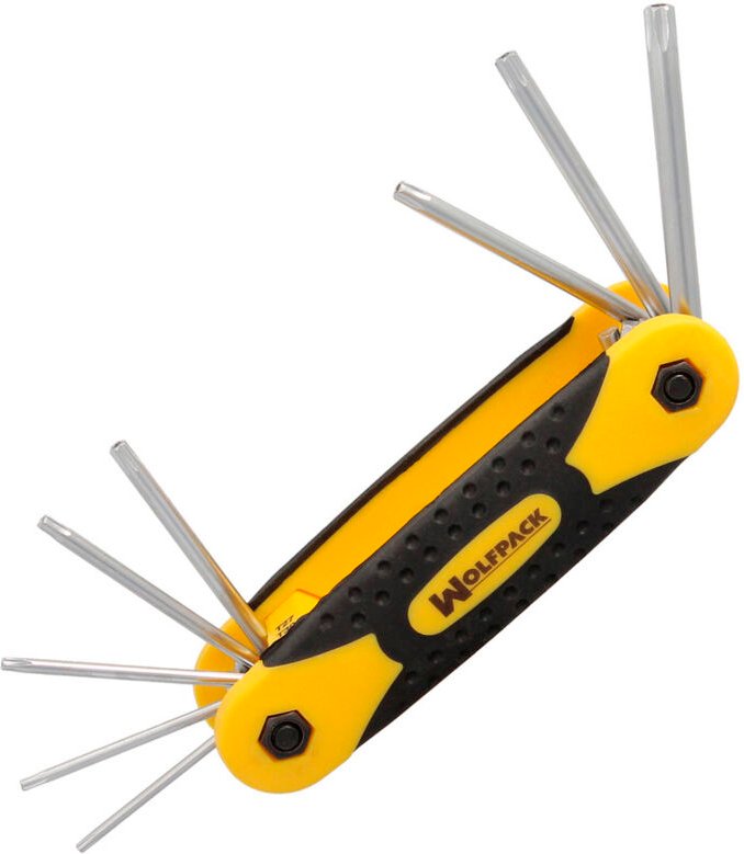 Manipulationssicherer 8-teiliger Klapp-Torx-Schlüsselsatz