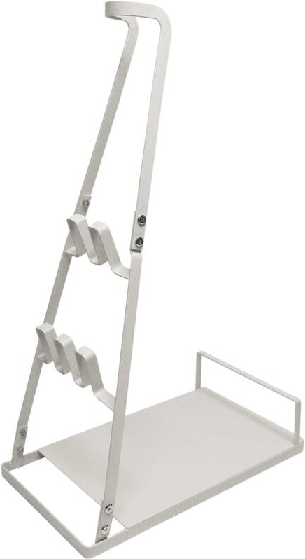 Staubsaugerhalter Ständer kompatibel mit Kärcher VC7, VC4, VC6 Akku-Staubsauger, Handstaubsauger Weiß - Vhbw