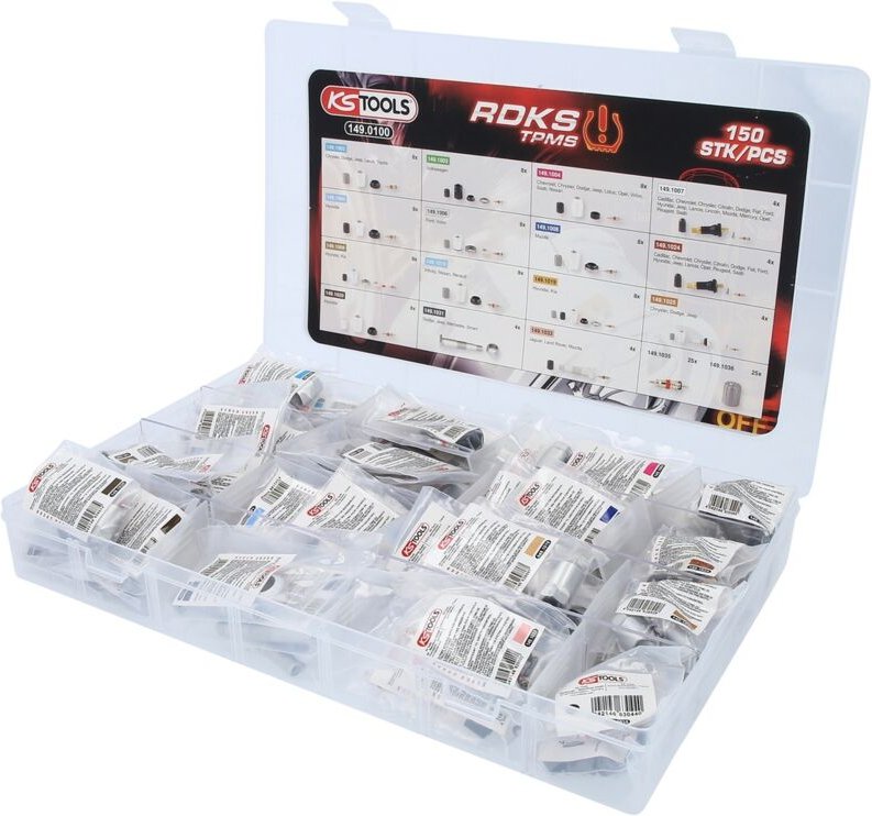 Ks Tools rdks / tpms Service-Sortiment für Reifendruck-Kontrollsysteme, 150-tlg