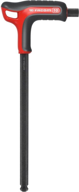 Facom 6-kant-Schraubendreher, mit Quergriff und Kugelkopf, Sechskant: 10 mm