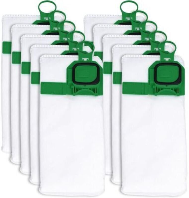 10 Beutel für Vorwerk Folletto VK140, Beutelzubehör für Vorwerk Folletto VK150, FP140, FP150 Staubsauger-Ersatzzubehör