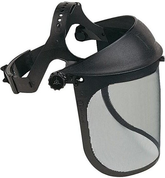 Oleo-mac maska ochronna z siatką do kosy