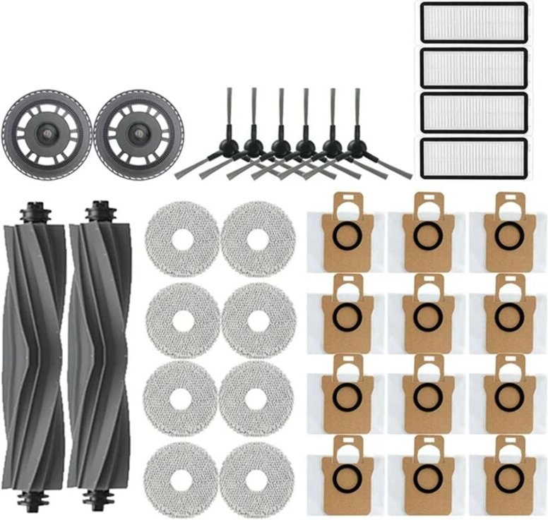 Für Bot L30 Ultra Roboter-Staubsauger Ersatzteile, Hauptseitenbürste, Abdeckung, Filter, Wischlappen, Staubbeutel