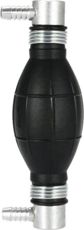 Handpumpe für Benzin aus Gummi – Kraftstoff-Primärpumpe für Autos, Motorräder und Boote 10 mm (Schwarz)