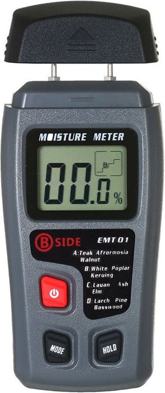 Holzfeuchtigkeitsprüfung, Feuchtigkeitsmesser, 4 Modi, tragbares Hygrometer, Stifttyp, Holzfeuchtigkeit, Handgerät, Wass...