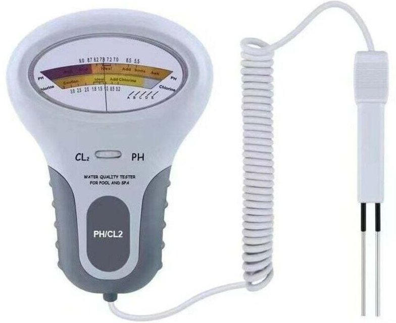 PC102 CL2 & PH Schwimmbadwasserqualitätsdetektor PH-Wasserqualitätsanalysator Tragbarer Schwimmbad-Restchlortester