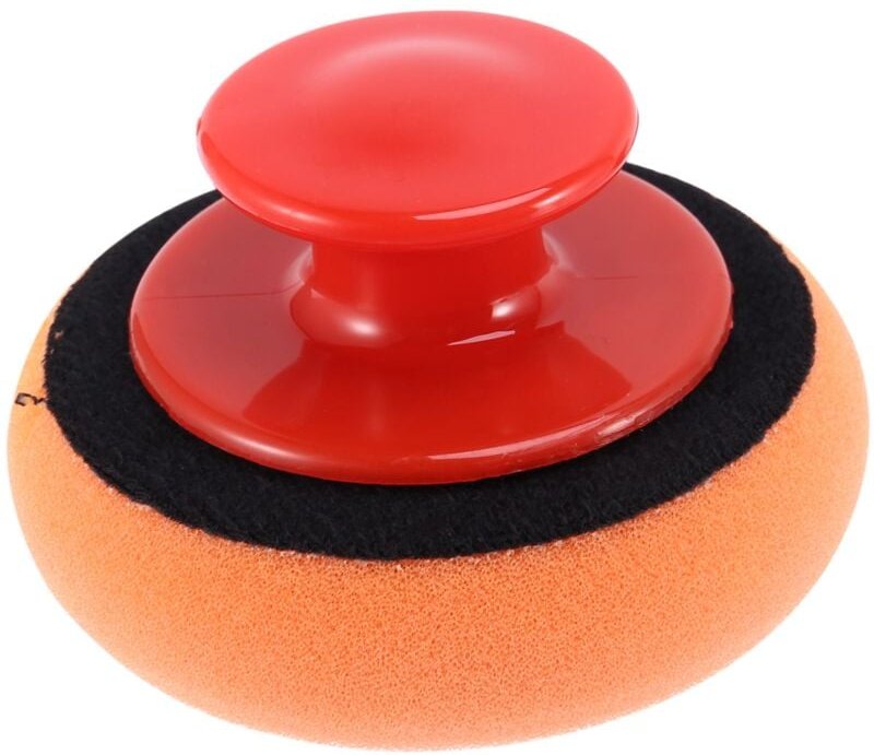 Tlily - 6 StüCke/ Set Auto Wachs Wasch Politur Pad Schwamm Reinigungs Schaum Kit Mikrofaser Applikator Pads mit Greifer ...