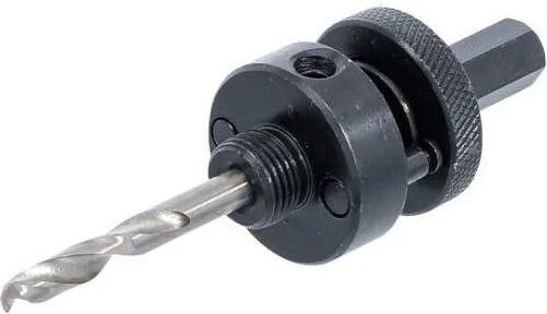 Werkzeughalter mit Pilotbohrer für Lochsägen.