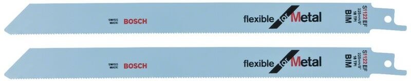 2x Säbelsägeblatt s 1122 ef Flexible for Metal - 2608656042 - Bosch