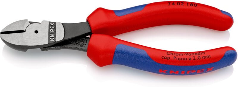Kraft-Seitenschneider 160mm (74 02 160) - Knipex