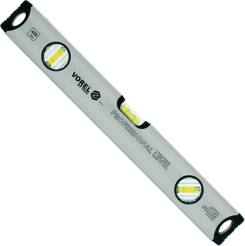 Vorel Aluminium-Wasserwaage 3 Libellen 400 mm 16551 vorel