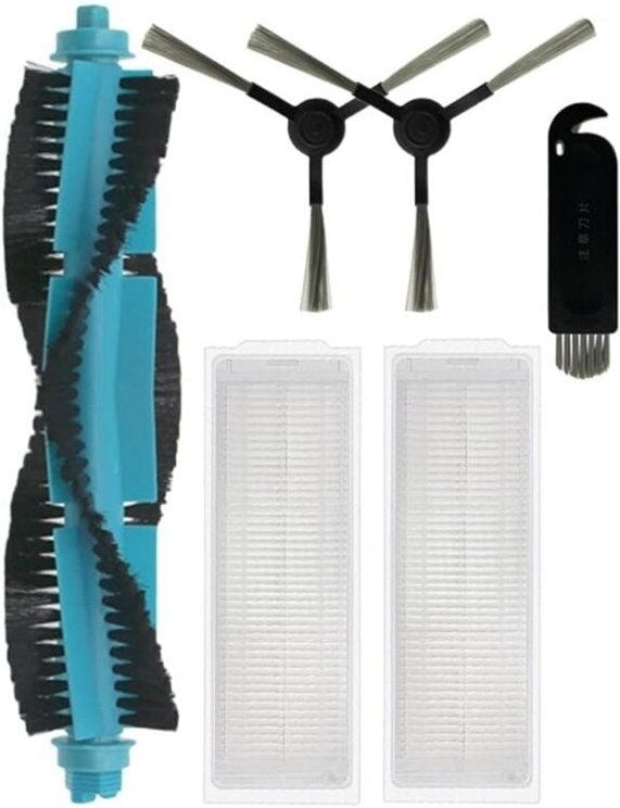 Austausch der Ersatzteile für den Hepa-Filter der Hauptseitenbürste