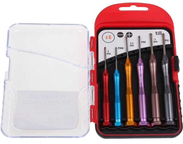 Cogex - präzisions-schraubendreher alu set 6st. - 648638 - 3219516486384