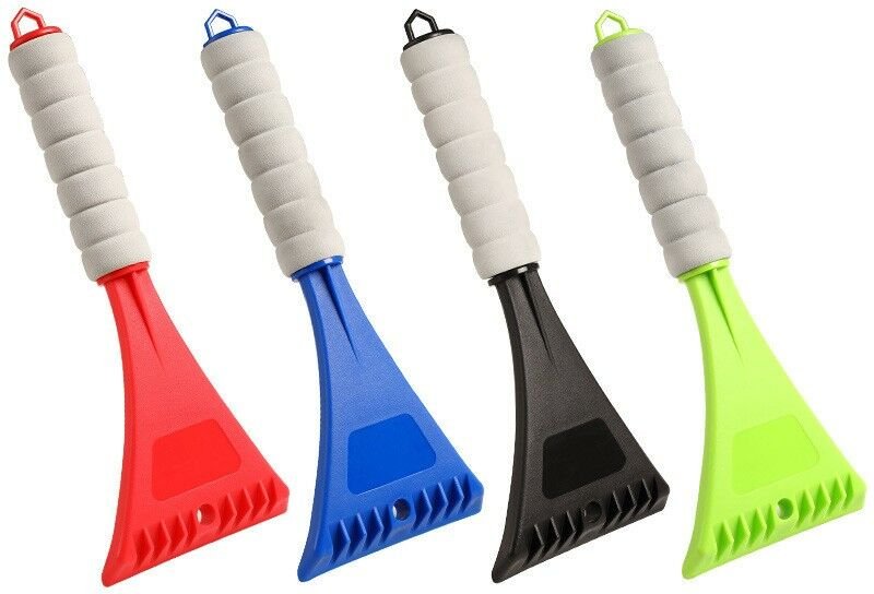 4 Stk. Auto Eiskratzer- Haltbare und robuste Auto-Schneeschaufel - Multifunktionaler Schneekratzer