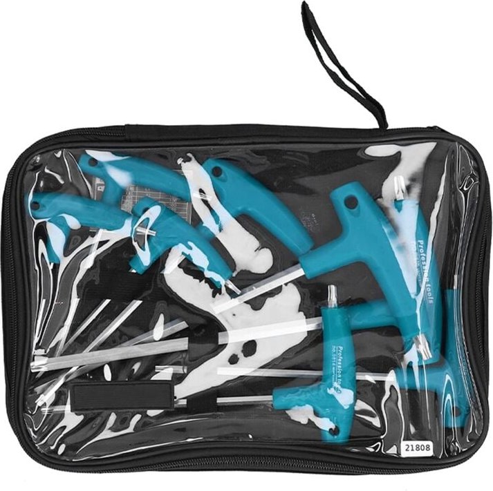 8-teiliger Torx-Schlüsselsatz, Stahl-Doppelkugelkopfschlüsselsatz Nr. 45, Arbeitswinkel bis zu 30°, für Auto-, Sanitär- ...