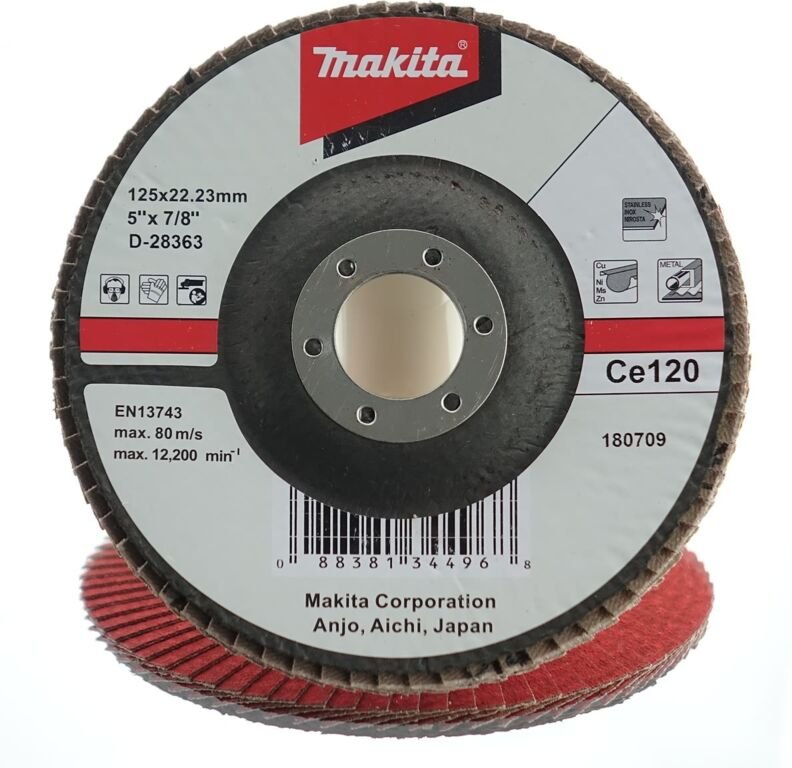 Makita Fächerscheibe Ø 125 mm CE120 abgewinkelt D-28363