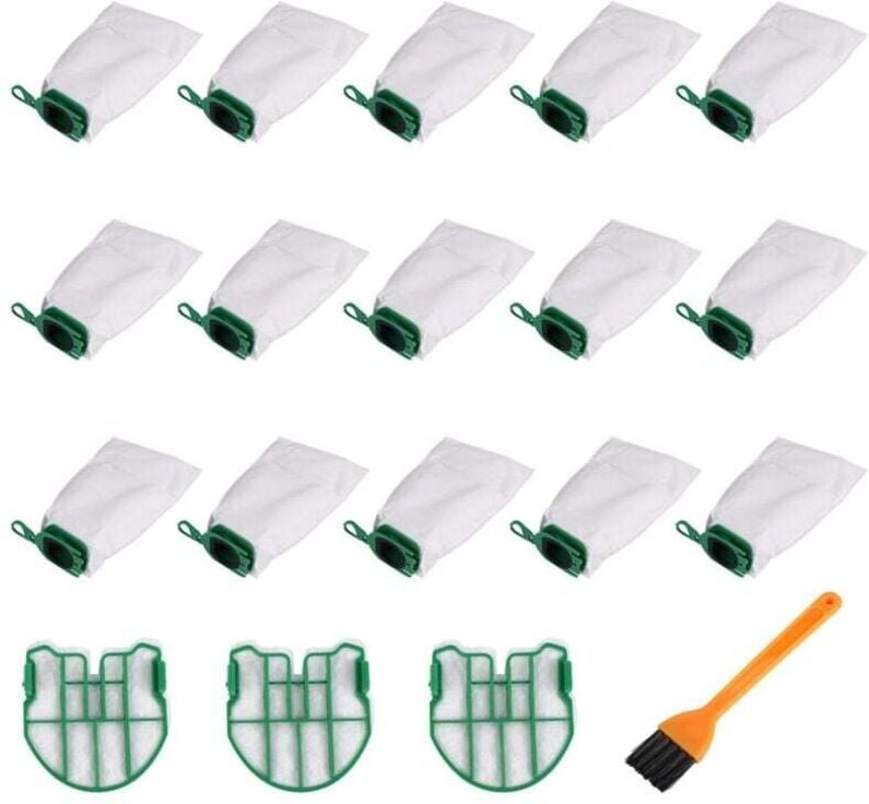 Staubsaugerbeutel für Kobold VB100 FP100 VB 100 100, Staubfilter