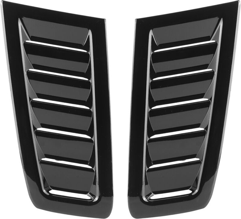 CHICIRIS Hochwertige ABS-Lüftungsabdeckung, Funktionelle Lüftungsabdeckung für RS MK2, Einfache Montage, 1 Paar für Auto...