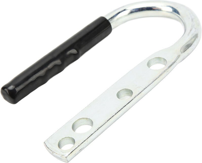 Hebegriff für Anhängerkupplung, verzinkter Stahl, Gummigriff