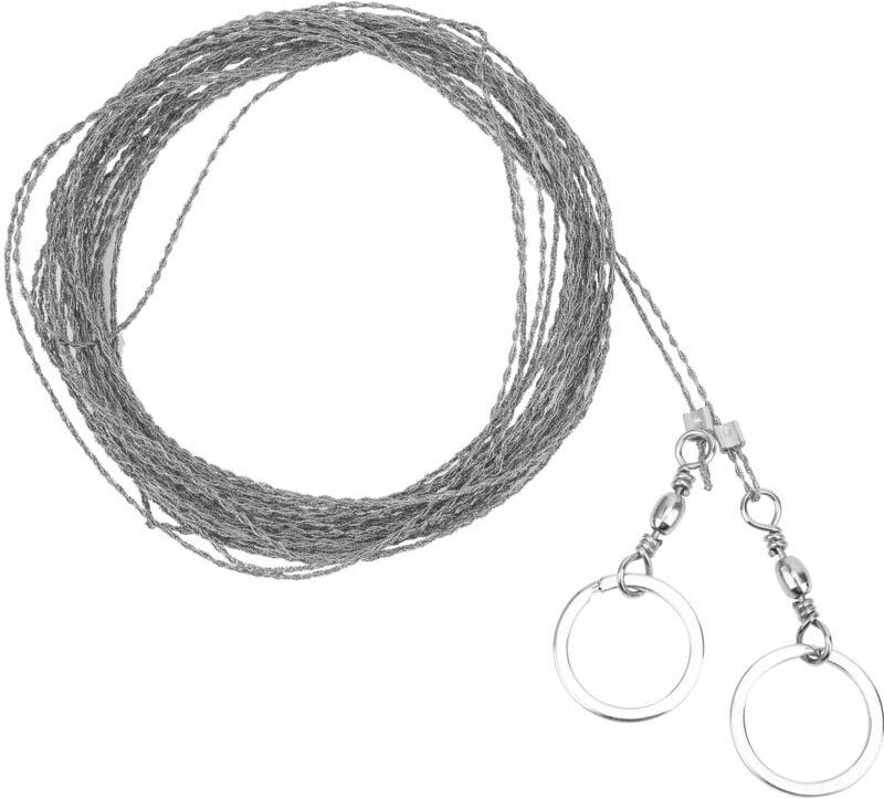 Tragbare Outdoor-Dekupiersäge mit 10 m Stahldraht für das Überleben in der Wildnis, universelle Edelstahlsäge