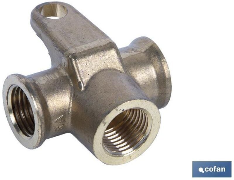 T mit Unterstützung - Gewinde 16 x 1,5