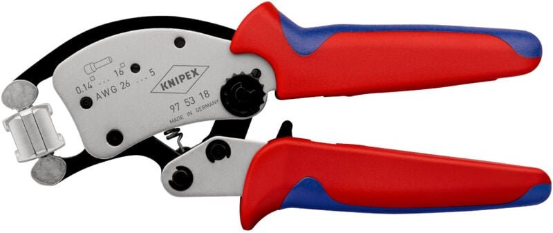 Knipex - Twistor®16 97 53 18 sb Crimpzange 0.14 bis 16 mm²