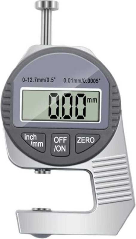 Digitales Dickenmessgerät mit LCD-Bildschirm, Messbereich 0–12,7 mm, geschlossener elektronischer Mikrometer-Messring zu...