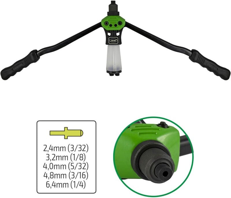Nietwerkzeug 400mm./16' JBM 52464
