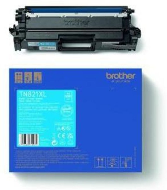 Toner Originalzubehör TN-821XLC ca. 9.000 Seiten cyan