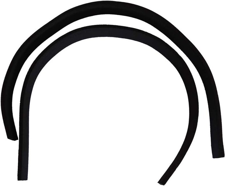 Stoßschutz kompatibel mit lg HomBot Square 3.0 Saugroboter - 2x Bumper-Guard, Schwarz - Vhbw