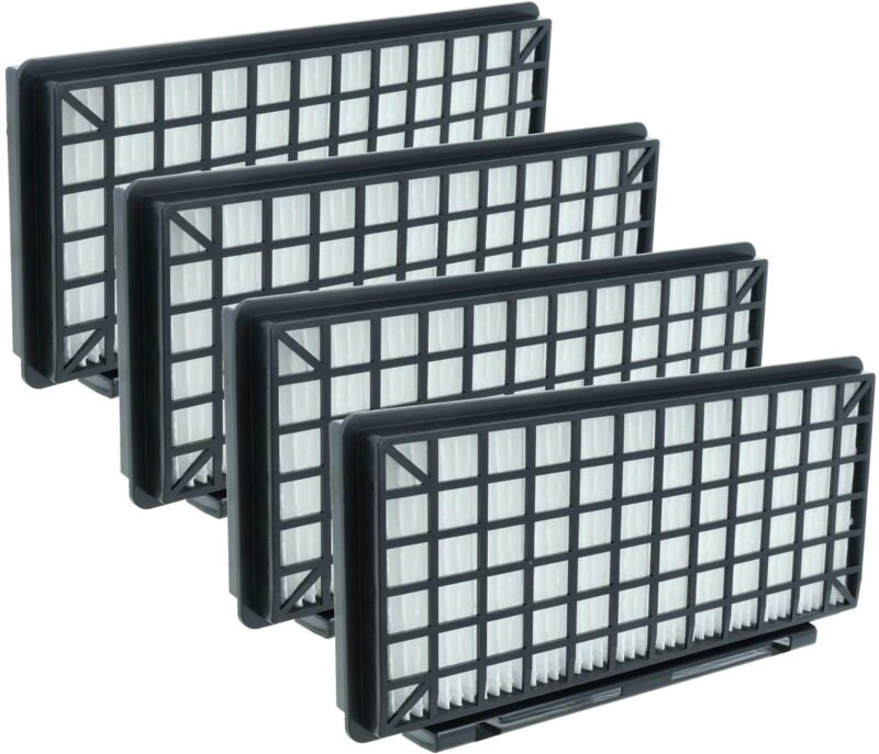 vhbw 4x Staubsaugerfilter kompatibel mit Siemens VSZ5225501, VSZ5243001, VSZ5GP126401, VSZ5GP126406, VSZ5142301 Staubsau...