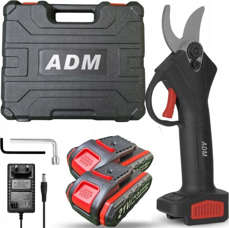 ADM 21V Akku-Gartenschere mit 2 Akkus