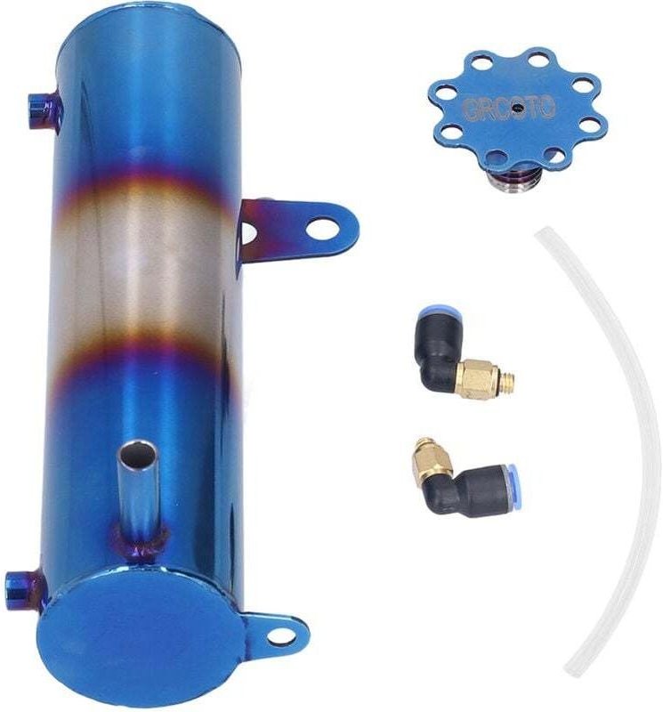 Kühlmittel-Ausgleichsbehälter für Autos, 500 ml, Ausgleichsbehälter aus Aluminiumlegierung, Ölrückgewinnungsbehälter